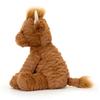 JELLYCAT Fuddlewuddle Шотландская корова Креативная Милая Форма Коричневая Кукла Плюшевая Кукла Сидящая Высота 23 см
