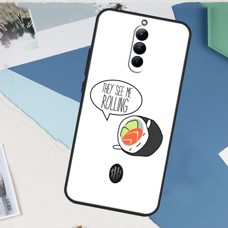 Sushi Food For Nubia Red Magic 10 Pro Plus 6 7 Pro 6S 7S 5G 6R Case For RedMagic 8S 9S 8 9 Pro Plus