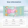 Little pink pig Custom Name Printed Beach Towel Personalized Soft Towel For Swimming Beach Travel