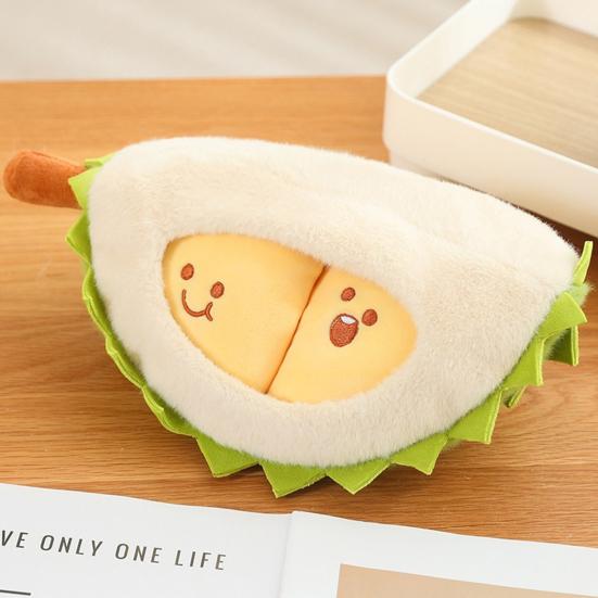 Дуриан плюшевая игрушка съемная кукла-фрукт мягкая подушка-дуриан милая пилинг плюшевая кукла реалистичные яркие фрукты мягкая игрушка подарки на Рождество день рождения