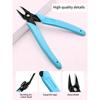 Маникюрные кусачки для удаления страз, драгоценных камней, кусачки для проволоки, щипцы для снятия ногтей, ножницы для цепочек, инструмент для нейл-арта, насадка для нейл-арта, многофункциональные