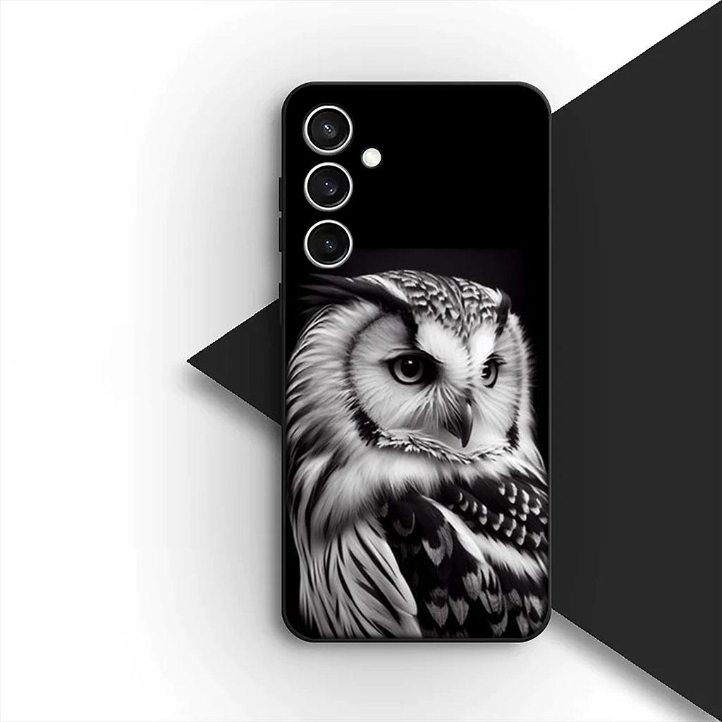 Owl Cartoon Phone Cover Soft Case for Apple iPhone 17 Air 12 13 Pro Max Mini ProMax 7 + 8 Plus Casing