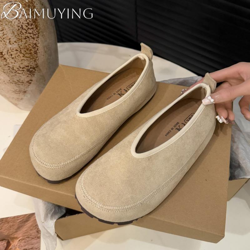 Модные сандалии на плоской подошве женские повседневные лоферы 2025 трендовые летние новые замшевые удобные для ходьбы с мелким вырезом спортивная женская обувь