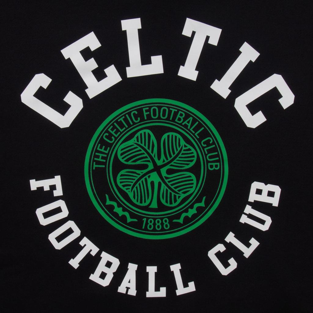 Celtic FC Mens Crest Fleece Hoodie