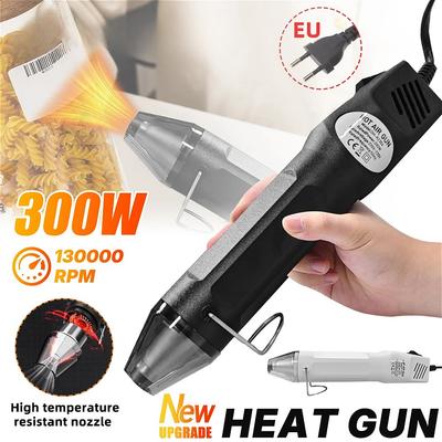 300°C 220V Пистолет горячего воздуха Инструмент для DIY Термофен Электроинструмент Мини Температура пайки Поделки Воздуходувка с опорным сиденьем Усадка