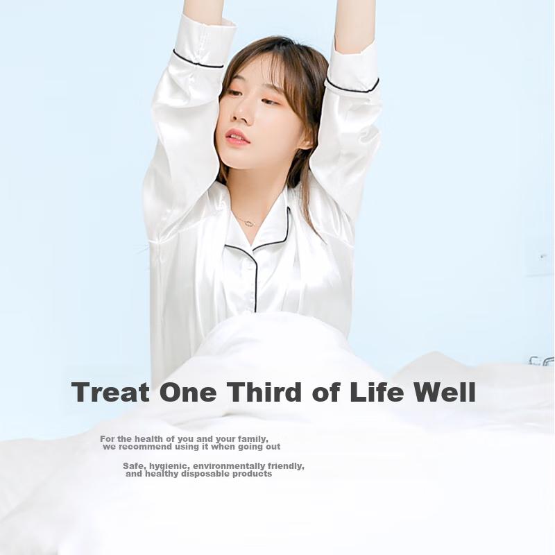 Xinqin Disposable Non-Woven Pillowcases, Travel Hotel Pillow Protectors (Comfortable Type), Pack of 4
