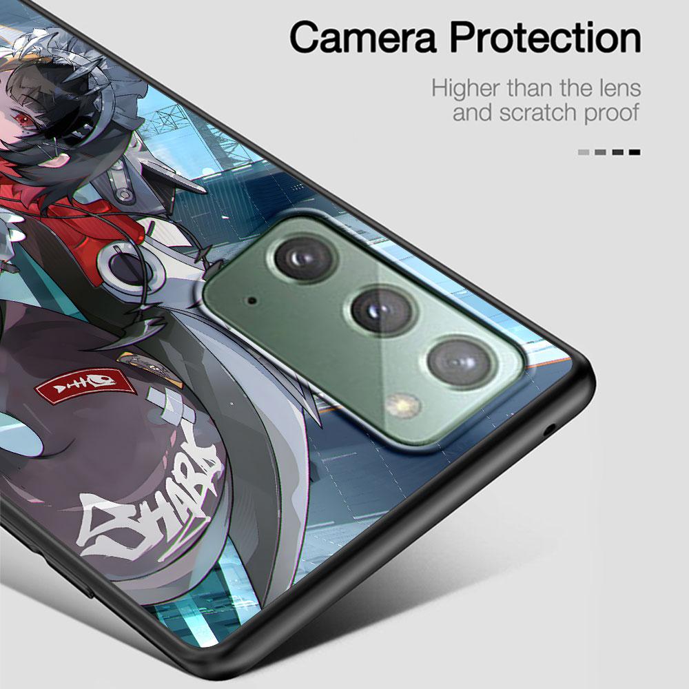 Чехол ZZZ Zenless Zone Zero для Samsung Galaxy Note 20 Ultra 8 10 Lite 9 TPU Чехол для телефона Note 10 Plus Черный Мягкий чехол Funda Capa