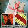 1/3/6/12Pcs Multicolored Foot Bag Crochet Balls Geometric Pattern Crochet Kick Sack  Outdoor Toy