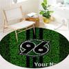 Hannover 96 Custom Name Round Area Rug,Carpet Rug for Living Room Bedroom Sofa Playroom Decor,Non-slip Floor Mat