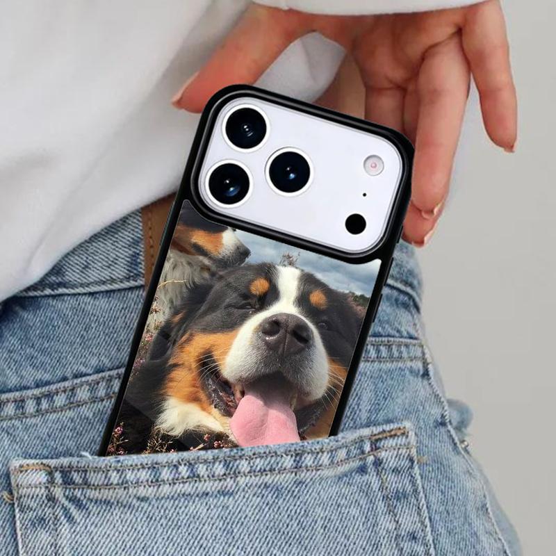 Bernese Mountain Dog Phone Case for iPhone 16e 15 14 13 12 17 Pro Max Plus Air 17pro Cover Coque
