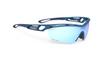 Спортивные солнцезащитные очки RUDYPROJECT TRALYX для шоссейного спорта, сине-зеленая матовая оправа с ледяными линзами, для велосипеда, велоспорта, марафонов, бега, триатлона, тенниса,
