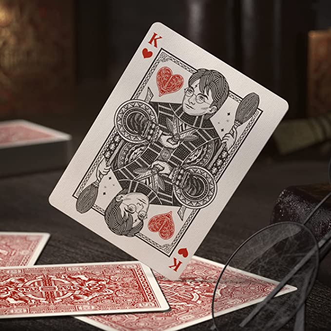 BICYCLE HARY POTTER RED GRYFFINDOR 1 DECK playing cards