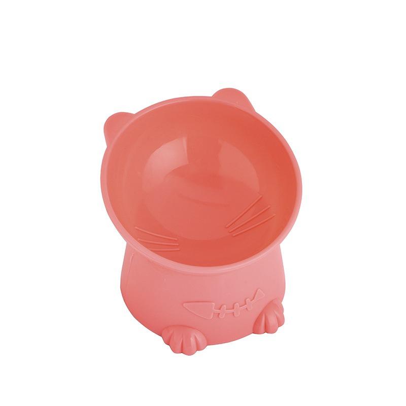 Милая кошачья миска, наклоненная на высоких ножках, кошачья миска, миска для еды, черная миска для воды, кошачья миска для еды, миска для собаки
