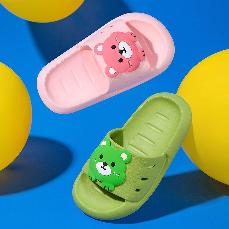 Summer Children's Cute Cartoon Slippers Boys and Girls Outside The Soft Bottom Bathing Non-slip Home Slippers