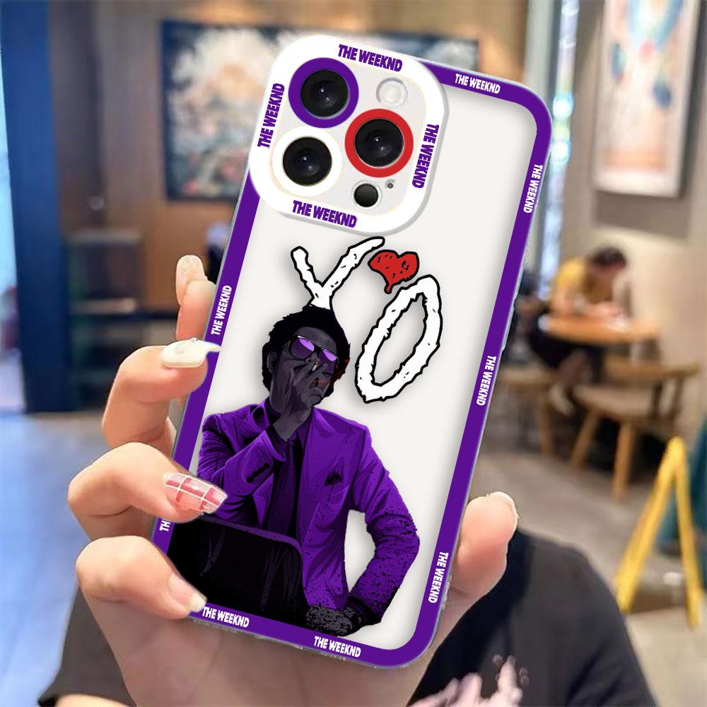 Прозрачный чехол для телефона W-Weeknd XO Poster Cover для Redmi Note 15 14 13 12 11 11T 11S 10 9 10S 9S 8 Pro Max Plus Прозрачный чехол