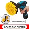 Electric Drill Cleaning Brush Set: Multi-Functional Brushes & Extension Rod for Tile, Kitchen, and Bathroom Cleaning