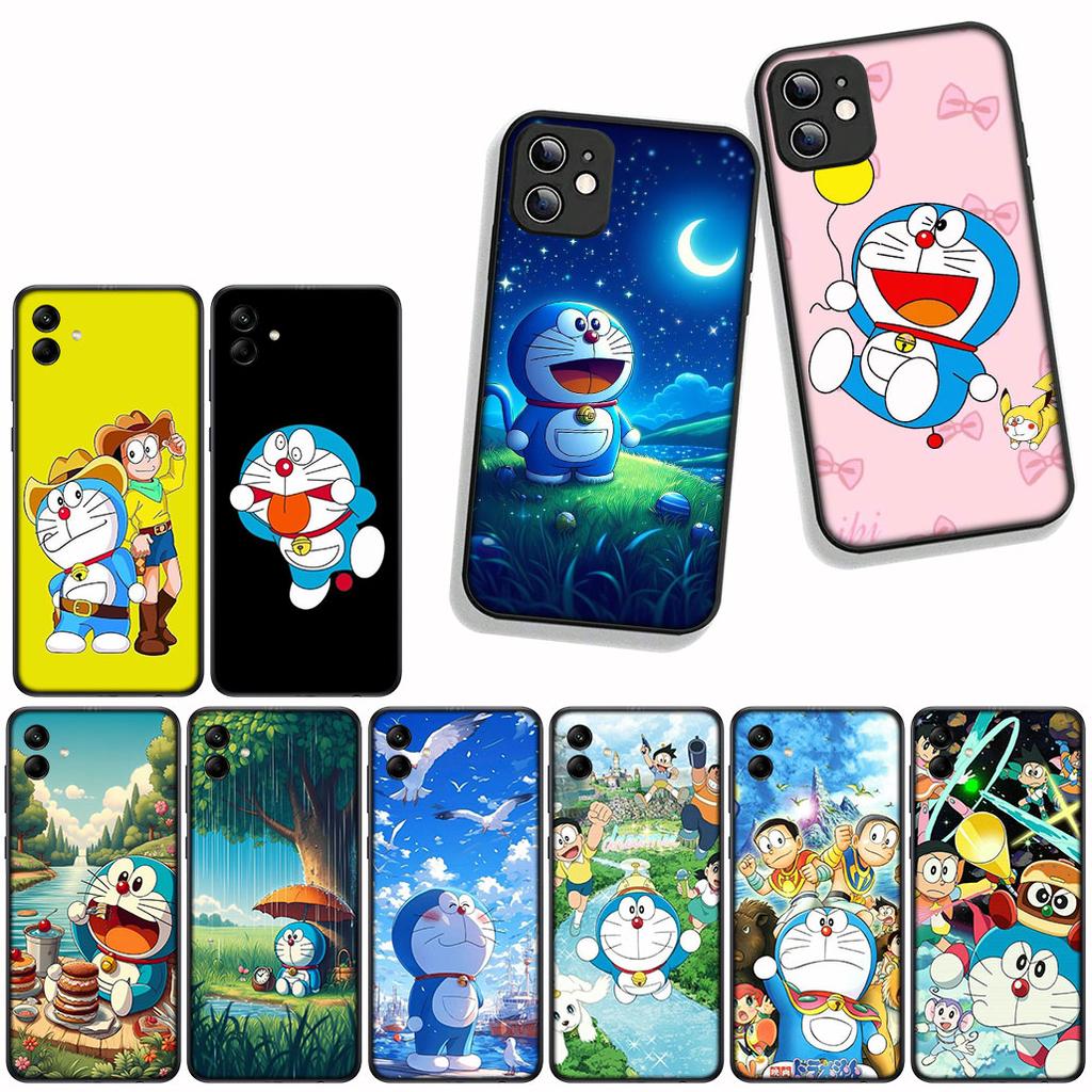 Cover for Motorola Moto E14 E15 G04 G05 G14 G15 G54 G24 Power G34 G35 G75 G84 G85 G45 G55 G64 Case Cute D-Doraemons Cat Poster