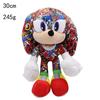 Shadow Hedgehog Plush Toy Soft Stuffed Animal Cartoon Doll Anime Figure Gift For Kids
