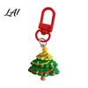 Festive Resin Charms Christmas Theme Keychain Elk Bear Claus Cartoon Santa Tree Decoration Bag Pendants Pendant Charm Ornament for Bags and