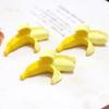 5Pcs Delicate Dollhouse Decor Resin Miniature Food Fruit Banana Ornament for Mobile Phone Case
