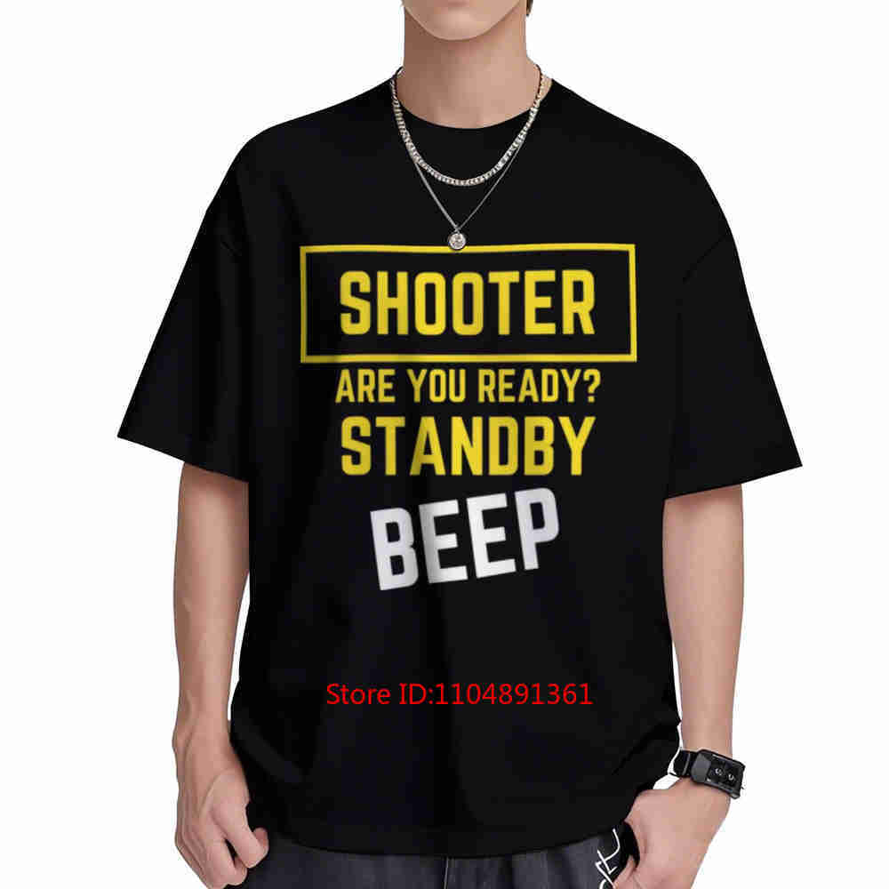 Ipsc Shooting Standby Beep Short Sleeve Tee 100 Cotton TShirt