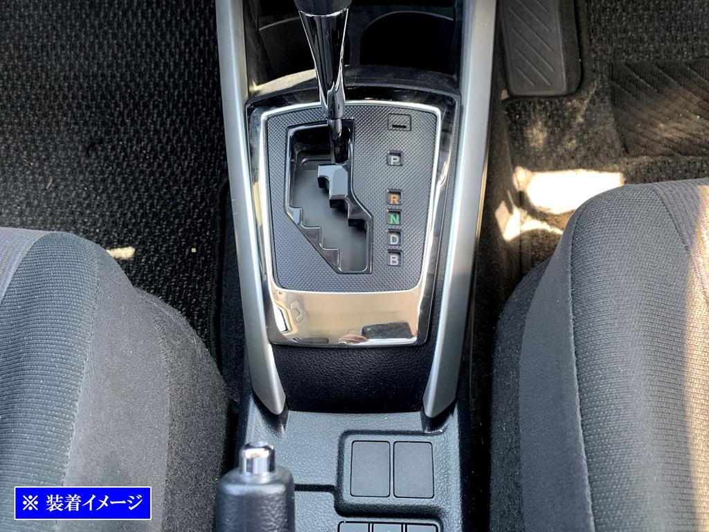 BRIGHTZ Кольцо-рамка селектора КПП с покрытием из нержавеющей стали для Corolla Fielder Ultra-Mirror [SHI-GATE-026] (161, 162, 164, 165) NZE161G, ZRE162G, NZE164G,