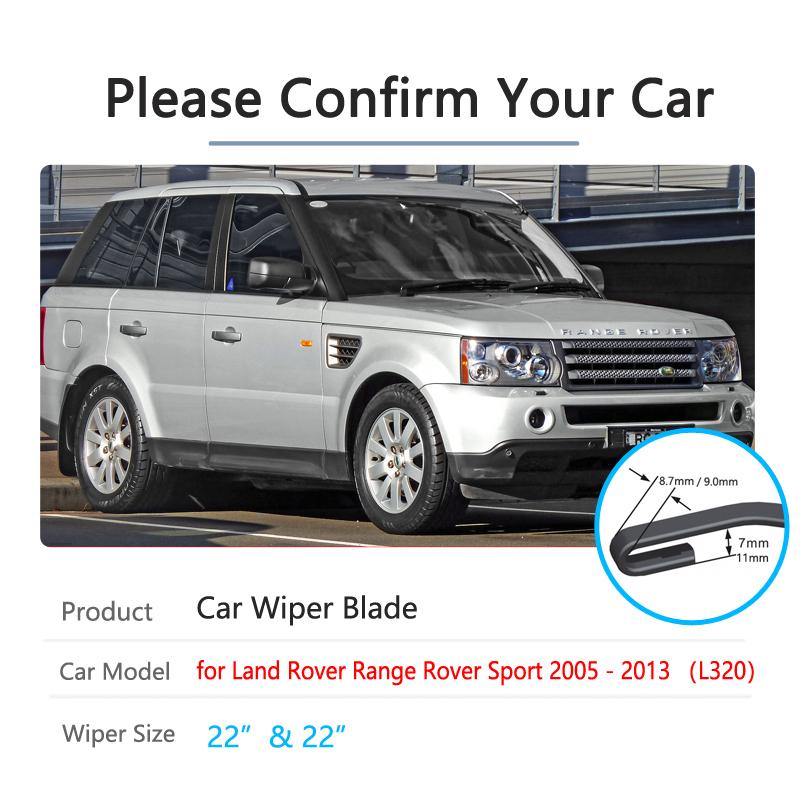 Для Land Rover Range Rover Sport L320 2005~2013 2006 2007 2008 2009 2010 Передние Стеклоочистители Автомобильные Щетки Стеклоочистителя Автомобильные Аксессуары