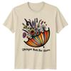 Stronger Than The Storm Unisexs TShirt Retro Floral Inspirational Mothers Day