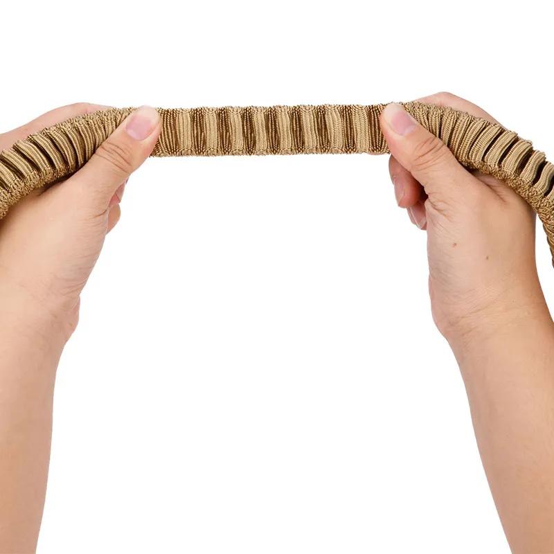 Тактический поводок для собак, прочный поводок для собак с зажимом-лягушкой, мягкая ручка, поводки-резинки для собак средних и больших размеров, для дрессировки и прогулок