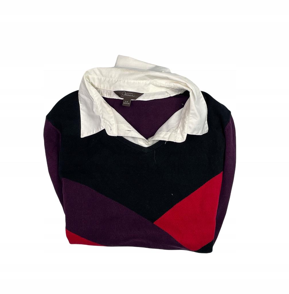 Цветной женский свитер Jessica L - Б/У