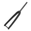 Cycling Front Fork 3K T800 Carbon Fiber 100x12mm Thru Axle 1 1 8 Inch Diameter 45mm Offset Flat Disc Brake Front Fork