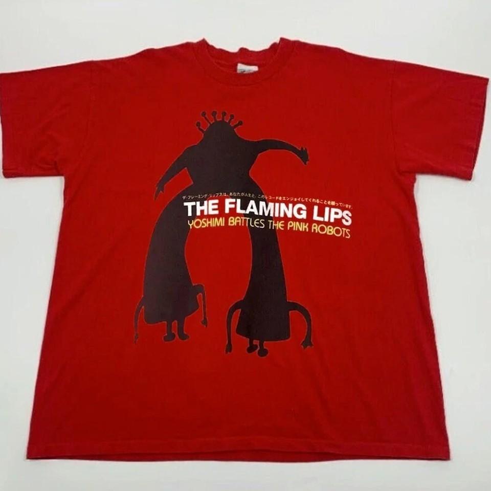 Ретро The Flaming Lips Унисекс Унисекс S-5XL Футболка 14D881 Унисекс Футболка