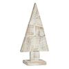 Sapin De Noël - Naturel - Bois Blanc - 9 X 41,5 X 20 Cm - Décoration Intérieure - Style Classique