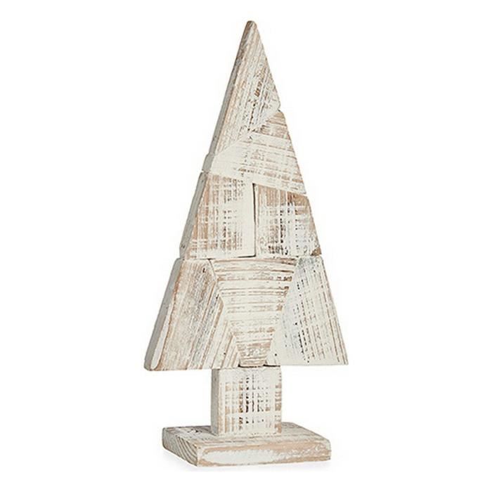 Sapin De Noël - Naturel - Bois Blanc - 9 X 41,5 X 20 Cm - Décoration Intérieure - Style Classique