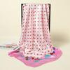 90 * 90cm New Silk Scarf Women'S Spring And Summer Decorative Scarf Sunscreen Travel Shawl Autumn And Winter Scarf Thin Edition