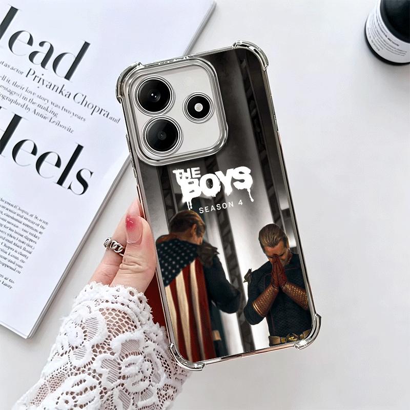 Чехол для телефона The Boys H-Homelander Мягкий для Xiaomi Redmi Note 14 15 Pro Plus 13 12 11S 11T 5G 10 9S 9 Покрытие Защита от падения Fundas