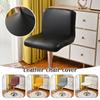 1Pcs Waterproof PU Fabric Bar Stool Chair Cover Stretch Short Back Chair Cover Office Rotating Lift Dining Chair Cover Protector