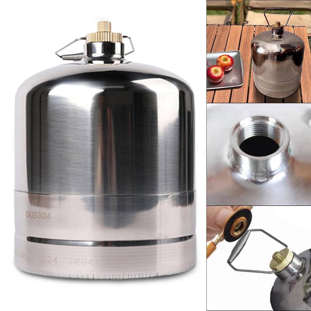 Camping Fuel Canister Empty Gas Refillable Storage Container Tank For