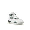Детские кроссовки Air Jordan 4 Retro GS Oxidized Green белые нейтрально-серые FQ8213-103