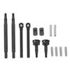 RC Axle Drive Shaft Front Rear Steel Black Drive Shaft Set Replacement For Traxxas TRX4M 118 RC