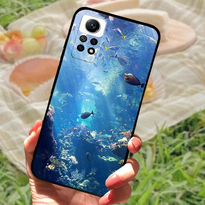 Чехол для Redmi Note 12 Pro 4G, силиконовый, мягкий, мраморный, черный бампер, Funda Coque, для Xiaomi Redmi Note 12 Pro, защитный чехол для телефона