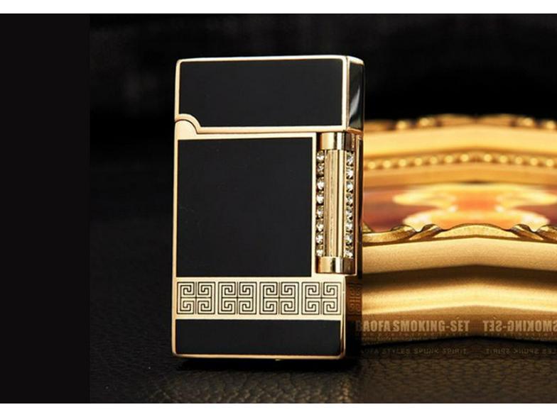 Sipike Ultra-Thin Windproof Metal Lighter with Customizable Print - Creative Gift for Smokers