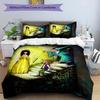 3pcs Duvet Cover Set (1*Duvet Cover + 2*Pillowcase, Without Core), Der Rauber Hotzenplotz Print Bedding Set, Bedroom Decor, All‑Season, Birthday Gift
