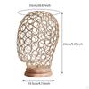 Hat Display Stand, Metal Hollow Mannequin Head with Wooden Base Wig Holder Stand for Caps,