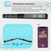40W TV Soundbar Subwoofer TWS Surround Sound Wireless Soundbox Bluetooth Speaker with FM Radio Home Theater Speaker for Computer