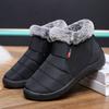 Женские зимние теплые ботинки для снега, легкие ботильоны с подкладкой из искусственного меха, повседневные нескользящие водонепроницаемые короткие ботинки с подкладкой из флиса, обувь для женщин