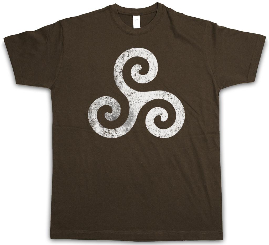 TRISKELION SYMBOL I T-Shirt Mens Womens Tees Top Nordic Celtic Germans Knot Larp Vikings Thor Shirt