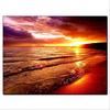5D DIY Алмазная картина со стразами, узор, вышивка, мозаика, картина, закат, море, произведение искусства