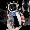 Эстетика Черной Кошки-Ведьмы Мягкий Чехол для Телефона для Samsung Galaxy S24 S25 FE S26 Edge S23 Ultra S22 Plus S21 + Ударопрочная Задняя Крышка