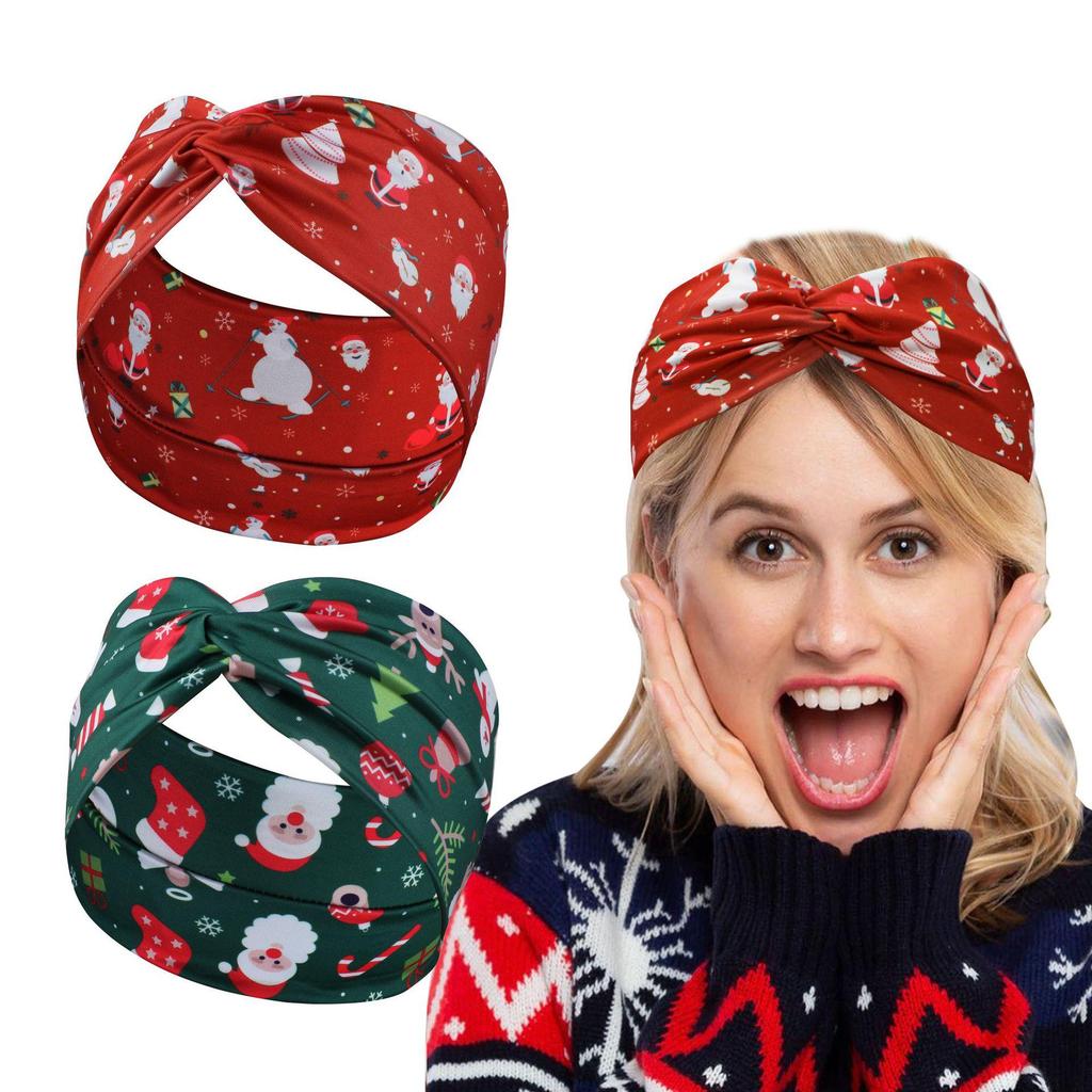 Europe & America Popular Elastic Christmas Headband for Yoga & Face Washing